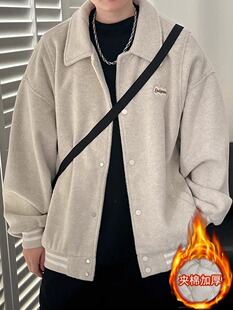 外套男士冬款2025新款男生棒球服夹克男秋冬棉衣潮男款冬季高级感