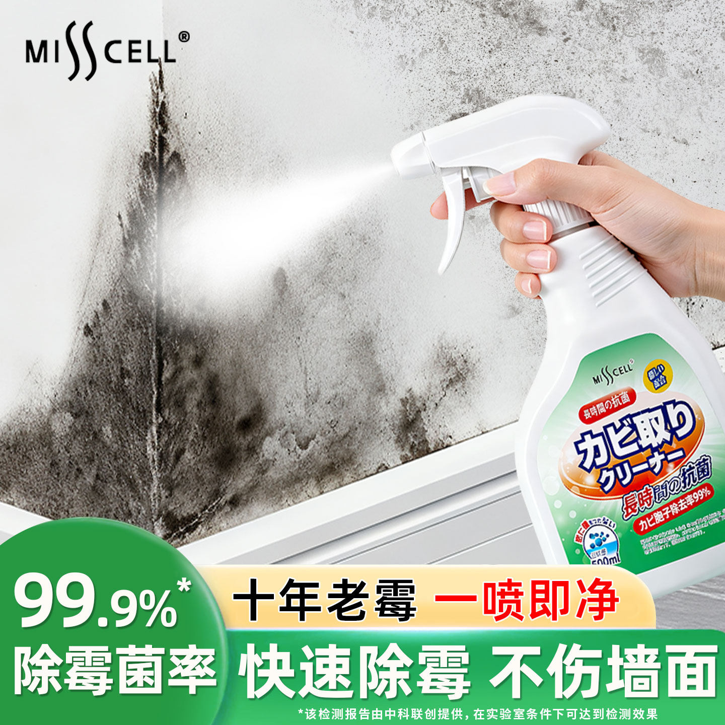 misscell除霉剂去霉斑霉菌清洁剂