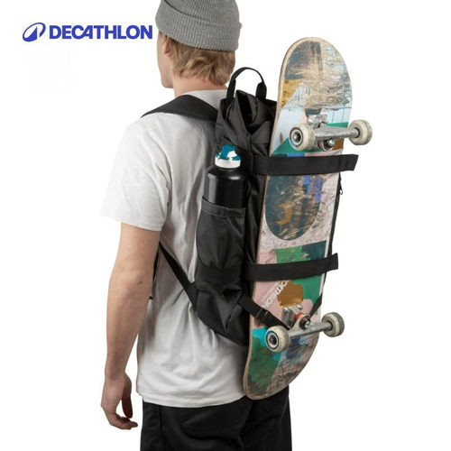 迪卡侬多功能书包滑板包电脑包