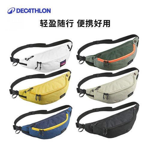 迪卡侬女跑步腰包战术男
