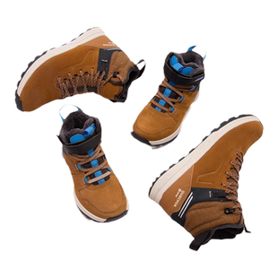 迪卡侬亲子鞋儿童棉鞋男女童棉靴防水加绒加厚童鞋保暖雪地靴KIDS