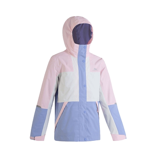 迪卡侬儿童三合一冲锋衣羽绒服内胆男女防水防风春秋保暖外套KIDS