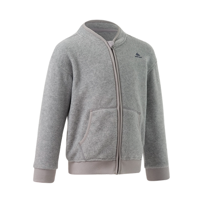 迪卡侬宝宝女童秋冬kidd抓绒衣