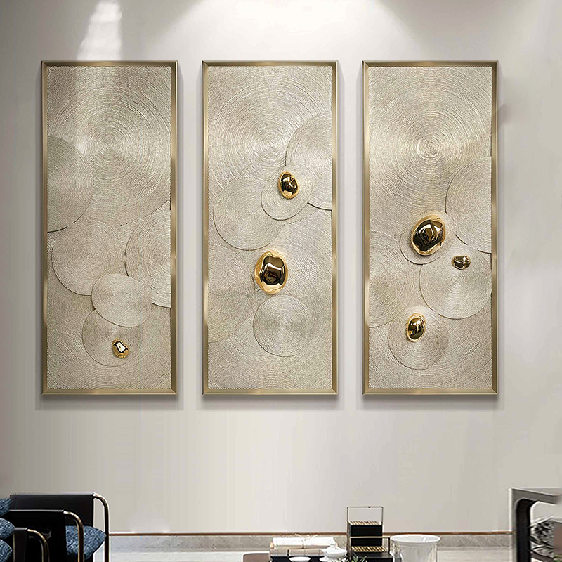 现代轻奢客厅沙发背景墙装饰画高档大气酒店餐厅多联立体挂画,家居饰品,现代装饰画,淘宝优惠券,粉丝福利购,淘宝优惠卷