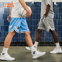 无界UZIS篮球短裤男夏季运动速干网眼美式五分复古训练球裤星球