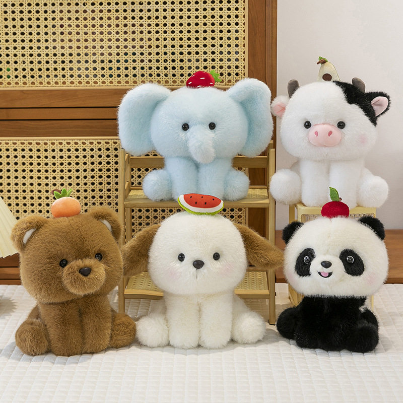 水果派对动物桌伴系列毛绒玩具玩偶儿童陪伴学习搭子公仔玩偶礼物,玩具/童车/益智/积木/模型,毛绒/玩偶/公仔/布艺类玩具,淘宝优惠券,粉丝福利购,淘宝优惠卷