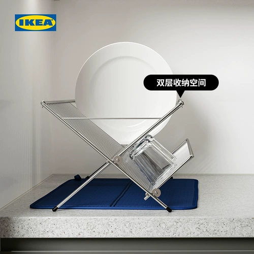 Ikea, складная посуда, палочки для еды, ложка, двухэтажная коробка для хранения, сушилка