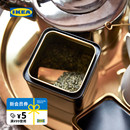 IKEA宜家BLOMNING布鲁姆宁咖啡茶叶罐黑色收纳盒现代简约北欧风