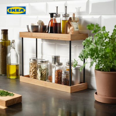 【新品】IKEA宜家NALBLECKA诺布勒卡厨房调料架家用收纳架置物架
