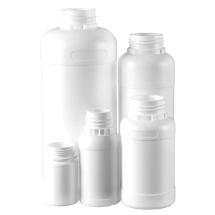 防盗盖化工高密度瓶聚乙烯HDPE材质塑料大口瓶加厚氟化瓶60/100/250/300/500/1000ml试剂瓶液体分装瓶