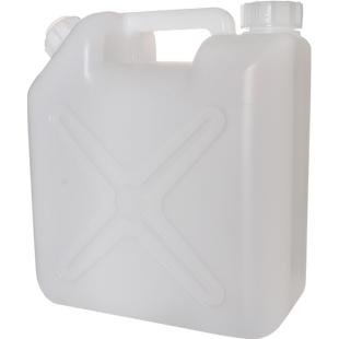 HDPE塑料方形带导流管嘴壶方桶工有机溶剂包装桶废液桶5/10/20L进口ASONE实验室器材5000/10000/20000ml