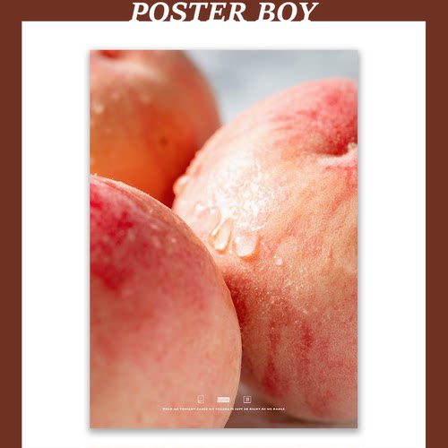 POSTERBOY蜜桃装饰画/A4相纸海报/A3艺术纸氛围装饰M142