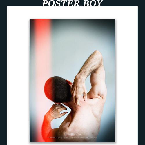 性感肢体语言/复古颗粒噪点海报/POSTERBOY/美术生肢体参考画