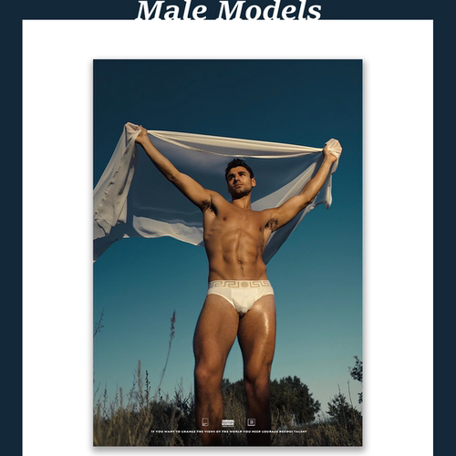 男模画报装饰画/杂志大片/自制同志性感海报/POSTERBOY