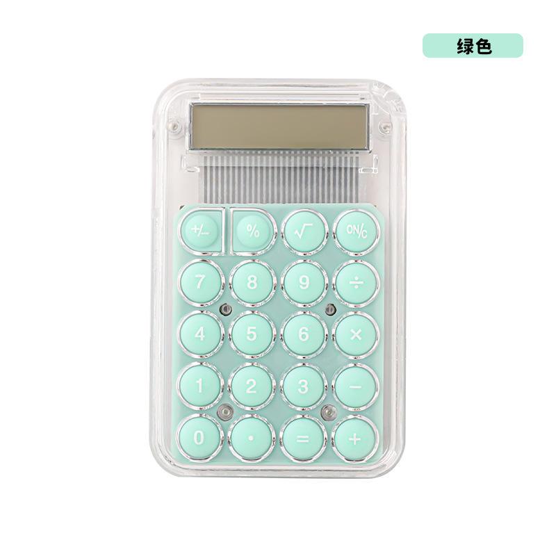 迷你透明计算器高颜值糖果色办公用计算机创意卡通学生文具计爆款