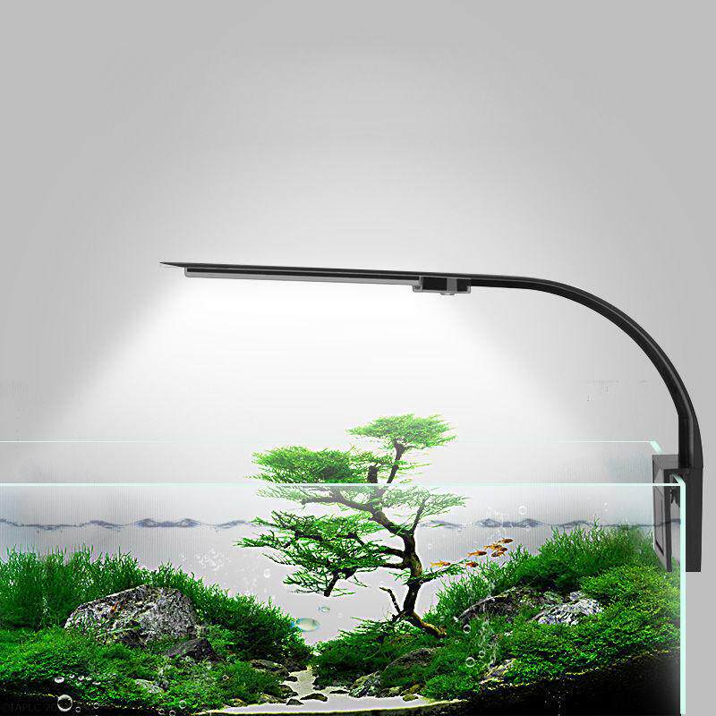 鱼缸灯LED灯草缸灯防水小型节能照明灯迷你小夹灯水族箱水草爆款