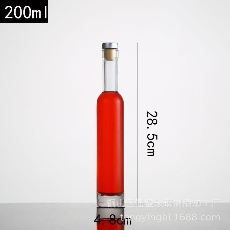 冰酒瓶375ml玻璃空酒瓶 晶白料酒瓶磨砂500ml果酒瓶 厂家生产爆款