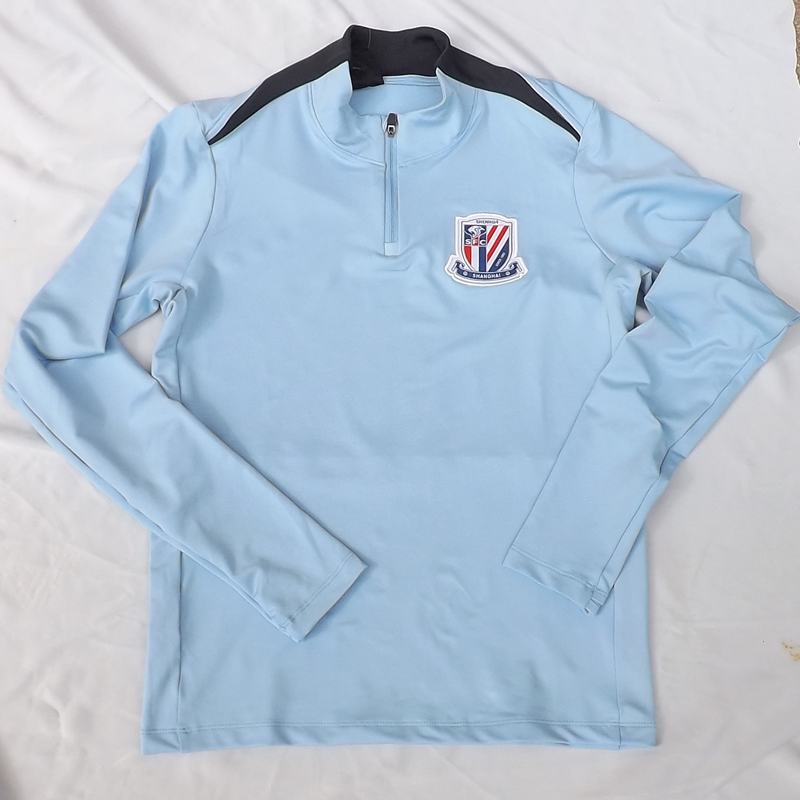 2025上海申花半拉链长袖训练服