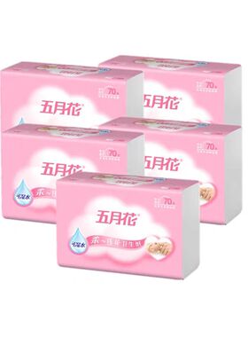 五月花A170950双层加厚厕纸家用草纸卫生纸175抽/包多省包邮