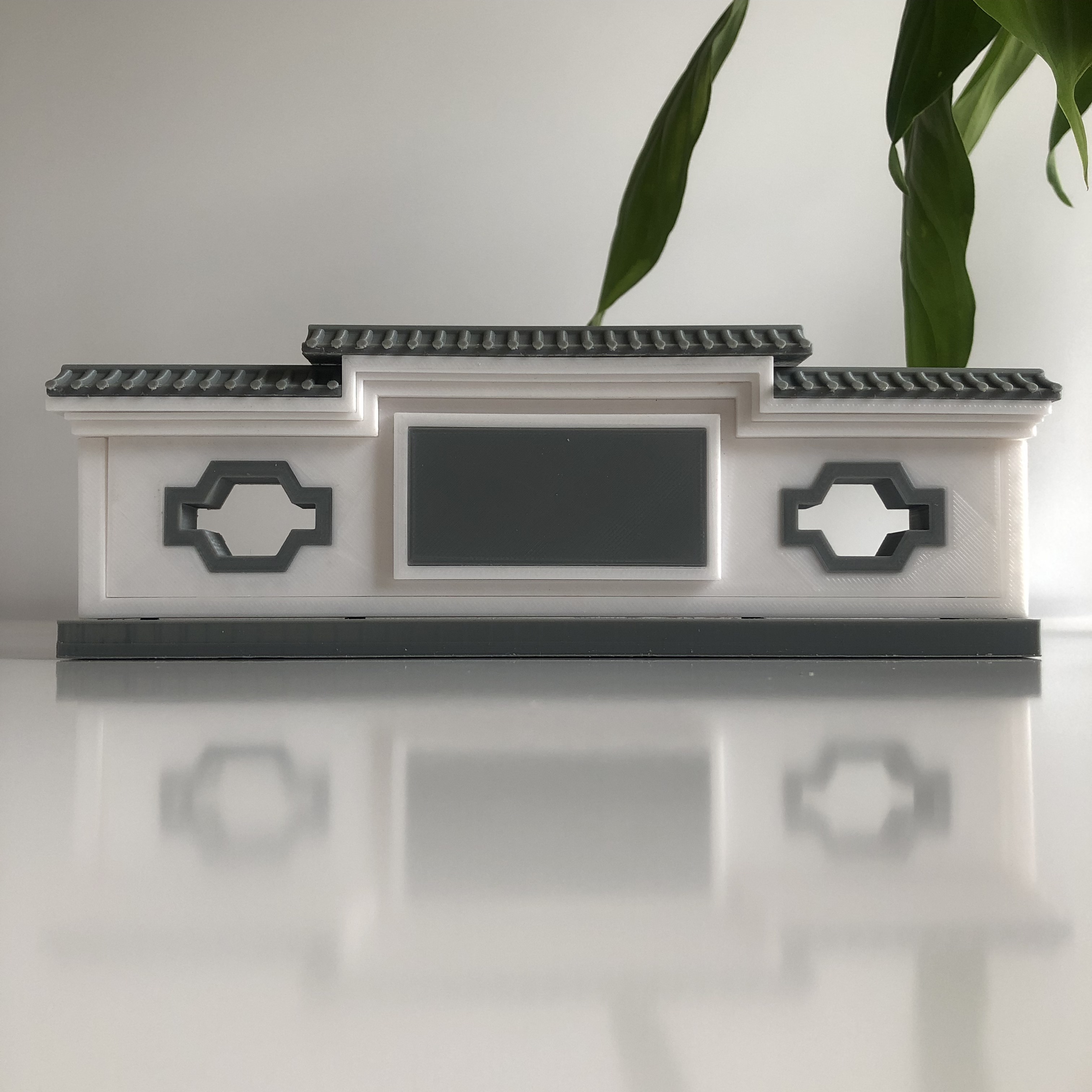 中式仿古造景桌面国风摆件庭院