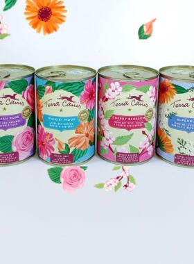 全新德国Terra Canis泰拉 营养宠物狗狗三文鱼鸡羊排罐头鲜花系列