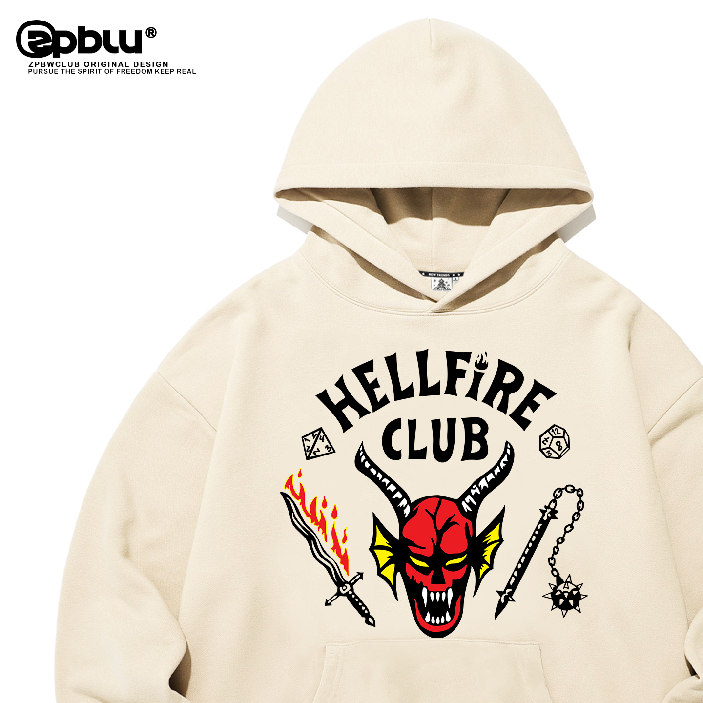 美剧怪奇物语周边卫衣圆领衣服