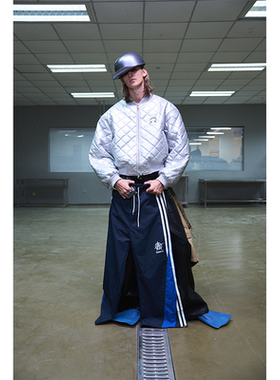 BLINDNOPLAN26SS高端系列棱格棉服外套MA1男女通用款秋冬保暖夹克