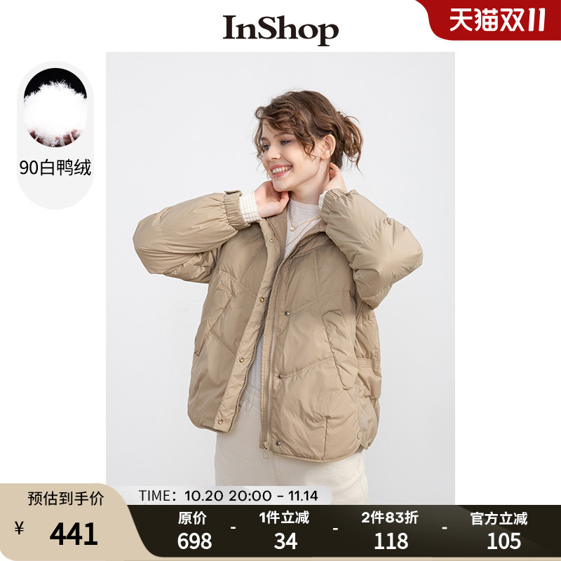 商场短款羽绒服INSHOP