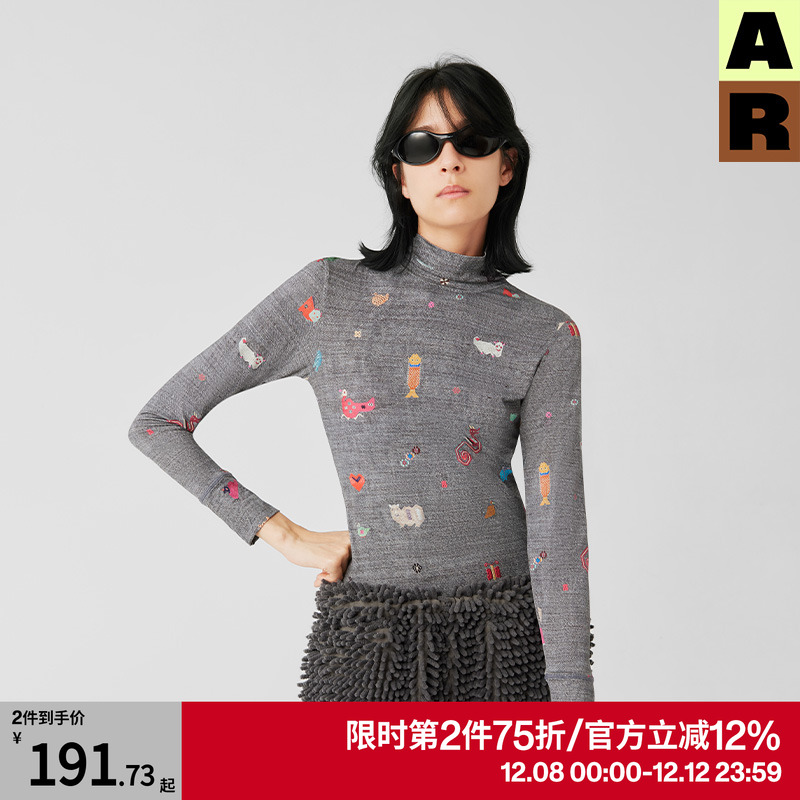 AlmondRocks打底衣保暖中领保暖