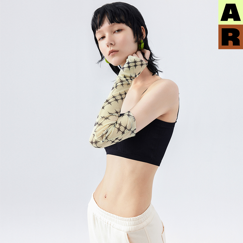 almondrocks印花防晒袖套