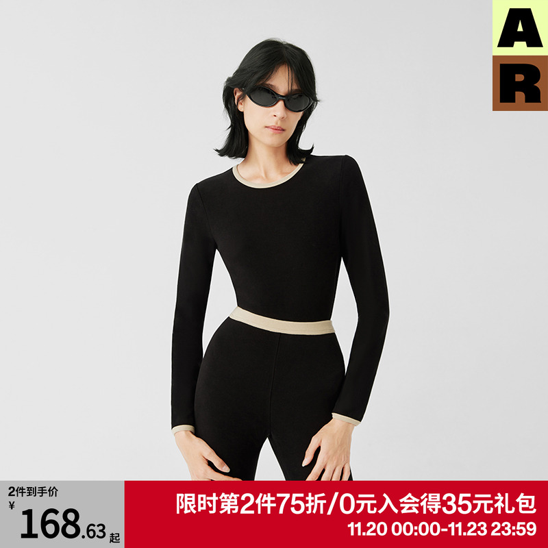 打底AlmondRocks圆领超暖发热