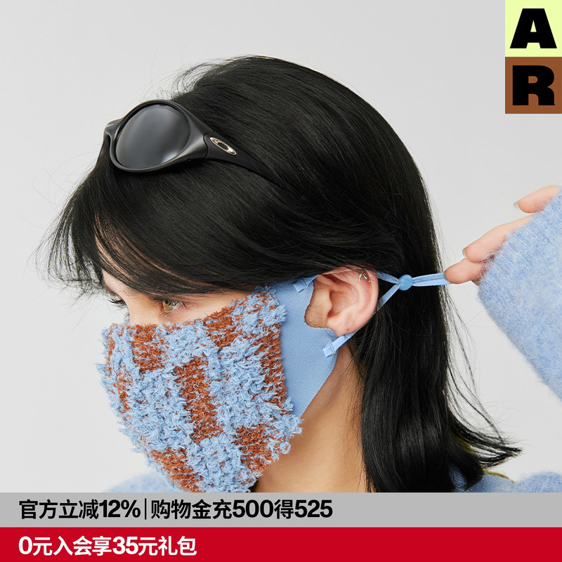 半边绒保暖口罩3d立体显脸小