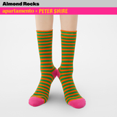 apartamento Peter Shire联名合作款 条纹中筒袜礼盒