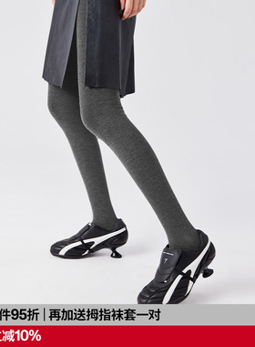 AR薄绒美腿显瘦连裤袜灰色不掉档打底裤女2026新款秋冬款大腿袜