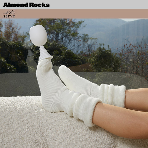 almondrocks加厚地板袜联名款