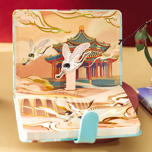 文艺复古风手账本小清新笔记本