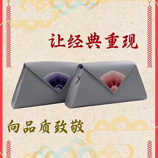 青绣手工土族盘绣梯形包