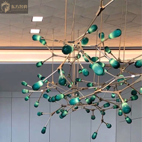 后现代萤火虫吊灯酒店卧室创意酒店水晶灯非标工程吊灯