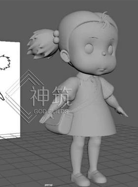 卡通雕塑吉祥物定制玻璃钢大型卡通摆件模型商场户外美陈