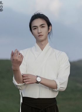 乱山昏 原创设计四季国风新概念内衬中衣 男女同款汉元素里衣白色