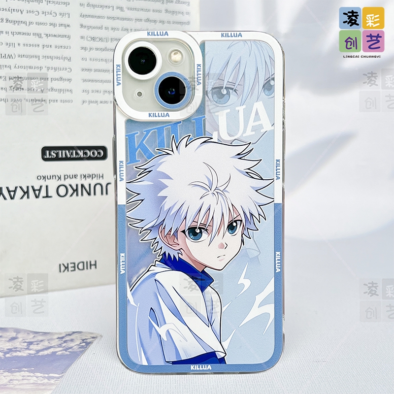 凌彩创艺动漫手机壳适用于苹果15promax华为vivoiqooneo9小米14红米k70一加ace3v全职猎人奇犽天使眼透明壳