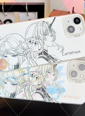 凌彩创艺游戏鸣潮卡提希娅手机壳适用苹果17promax华为vivoiqooZ10Turb小米17一加13T红米k80至尊IMD彩银壳