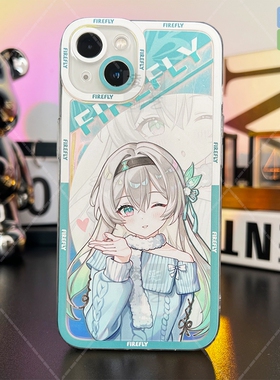 凌彩创艺星铁冬日知更鸟镜流手机壳适用苹果16promax华为vivoiqoo13小米15pro一加ace3红米k70至尊天使眼软壳