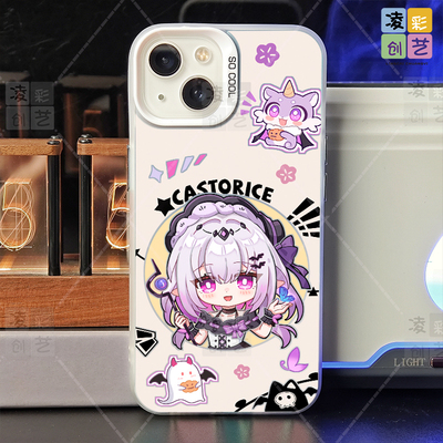 凌彩创艺崩铁万圣节遐蝶手机壳适用苹果17promax华为vivoiqoo15小米17promax一加ace5pro红米80至尊IMD彩银壳