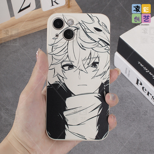 凌彩创艺苹果红米vivo小米OPPO华为手机壳原神达达利亚二次元 适用