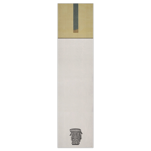 泾蕴堂四尺对开蜡染篆刻印屏创作投展作品毕业专用纸古风青铜砖拓纹饰文创微喷