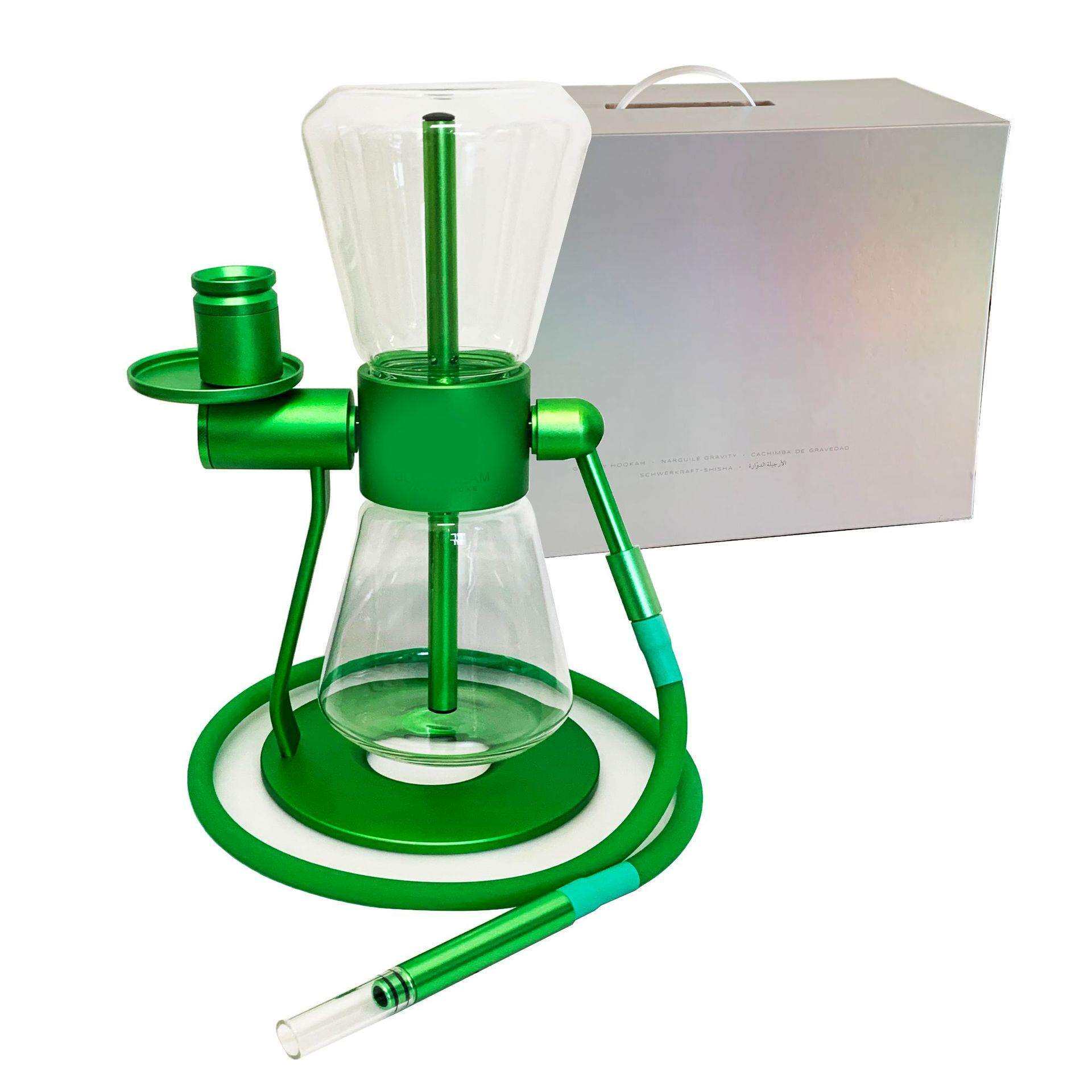 新款热卖款沙漏型重力水烟玻璃旋转型水烟现货烟具