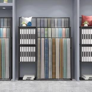 窗帘小样吊卡版 可移动陈列架 本抱枕组合展示架布艺家纺样品落地式