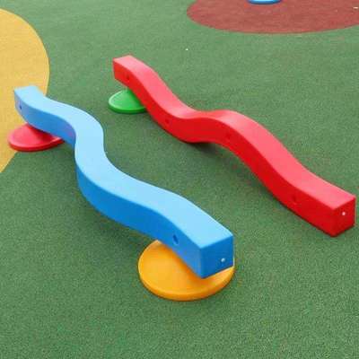 S型平衡木感统训练器材左右独桥前庭家用早教幼儿园户外儿童玩具