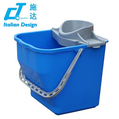 意大利CT施达CTAB25家用圆头地拖拖把桶榨水塑料挤水脱水提水桶